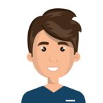 male paramedic avatar character icon